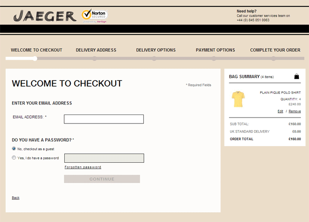 jaeger checkout