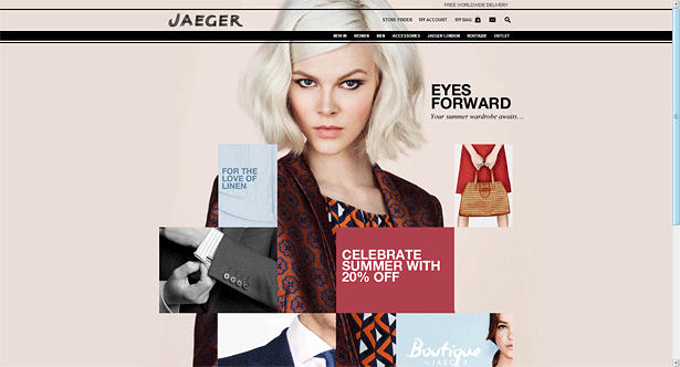 jaeger homepage at 1920